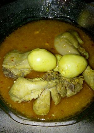 Foto resep Gulai ayam telur puyuh