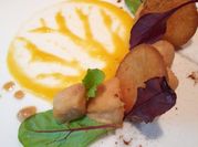 Una foto di salsa di mango