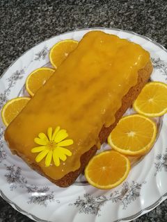 صورة لوصفة كيك بصوص البرتقال
