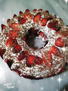 صورة لوصفة 🍓 كيكة بالفراولة 🍓