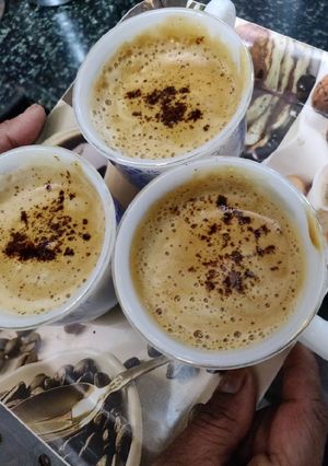 A picture of Hot coffee.