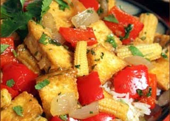 Recipe of Speedy Thai stir fry tofu