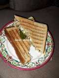 Toasted sardine sandwich🍽