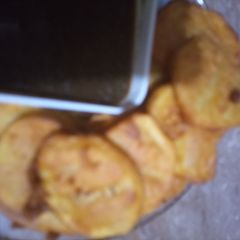 A picture of Aloo ke crispy pakorey.