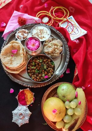 नवमी भोग प्रसाद थाली (navratri bhog prasad thali recipe in hindi) रेसिपी मुख्य फोटो