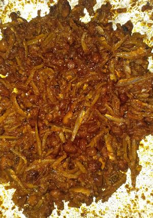 Foto resep Balado teri kacang