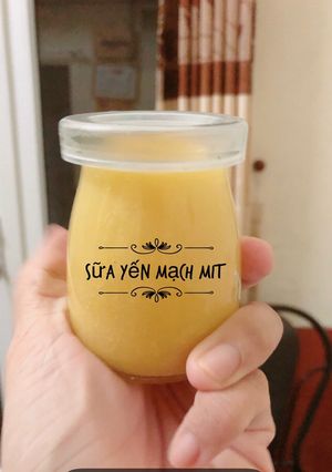 Hình của món Sữa yến mạch mít.