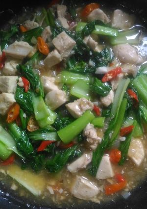 Foto resep Tumis pakcoy ayam fillet