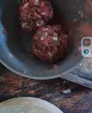 Butifarra dos bolas de carne para embutidos