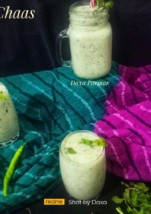 A picture of Masala Chaas (Spiced Buttemilk).