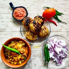 A picture of Bihar Special Litti Chokha.