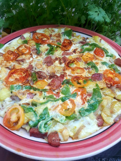 Potato Fritata ainihin hoton girkin