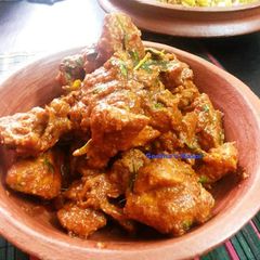 A picture of Chicken Ghee roast.