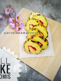 Foto resep Roll Cake Ekonomis 3 telur All In One Method