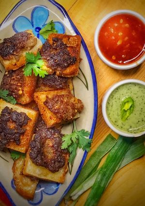A picture of Chappli kabab crispy bites.