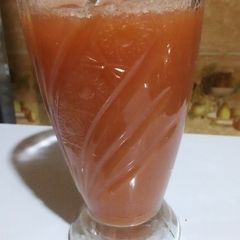 Cucumber and water melon juice A picture of Cucumber and water melon juice.