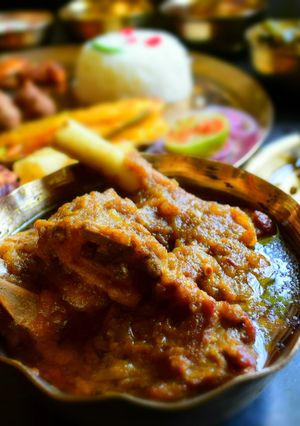 A picture of Simple Mutton Curry.