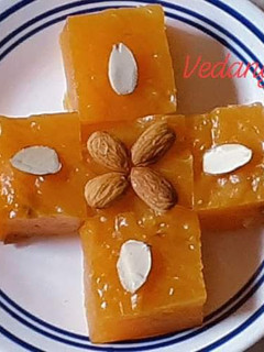 A picture of Custard Halwa.