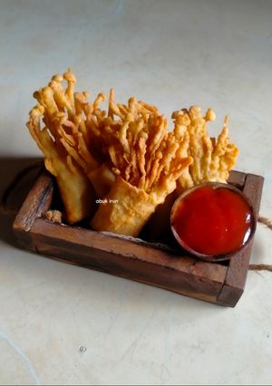 Foto resep Enoki roll crispy