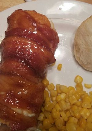 A picture of Stuffed Popper BBQ Chicken.