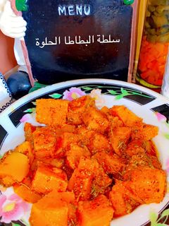 صورة لوصفة 🍂تحدي الخريف 🍂 سلطة البطاطا الحلوة