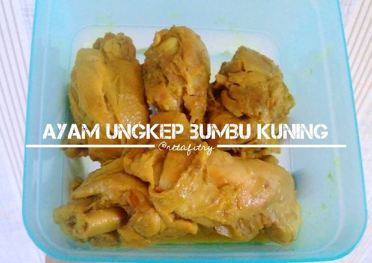 Resep @MANTAP Ayam Ungkep Bumbu Kuning resep masakan rumahan yummy app