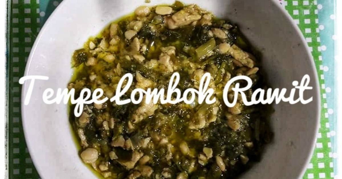 Resep Tempe Lombok Rawit Tombo Ngelih Rasanya Maknyus