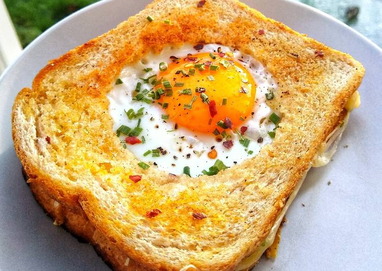Steps to Prepare Ultimate My Egg &amp; Cheese Toastie