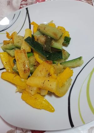 Une photo de Frites de courgettes