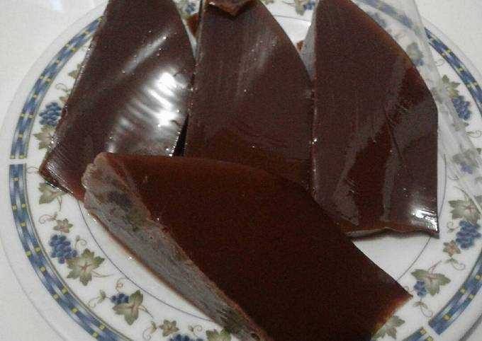 Agar choklat simple