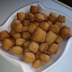 A picture of Semovita chin chin.