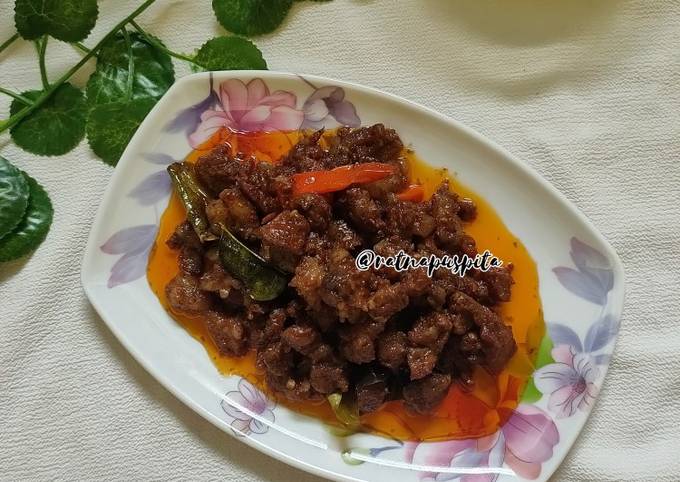 Cara Memasak Sambal Goreng Tetelan Gampang