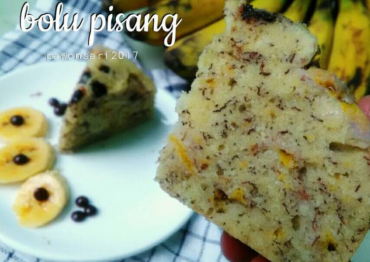 Bolu Pisang - no oven, no mixer #BantuMantenBaru