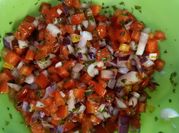 Una foto de pico de gallo