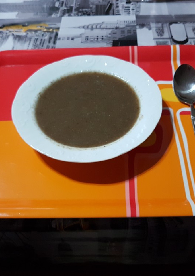 Una foto de Puré de champiñones
