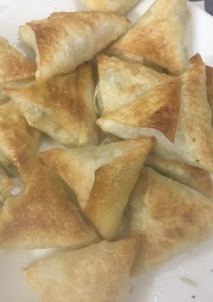 صورة لوصفة سمبوسة الجبنة بالفرن