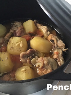 Una foto de Pollo en cocotte a mi manera cartagenera