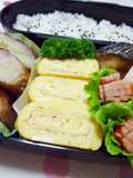Sweet Tamagoyaki (Japanese Rolled Omelet) with Honey, Mayo, and Milk