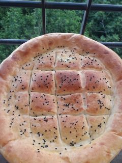 صورة لوصفة خبز البيدا التركي
