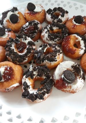 Φωτογραφία της συνταγής Oreo cheesecake donuts ❤🍩🤤