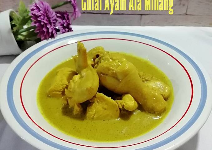 560.Gulai Ayam Ala minang