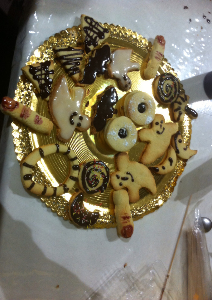 Una foto de Galletas de mantequilla de Halloween