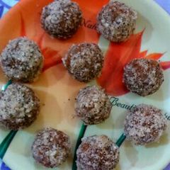 Dry fruits khajoor laddu A picture of Dry fruits khajoor laddu.