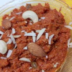 A picture of Gajar ka halwa.