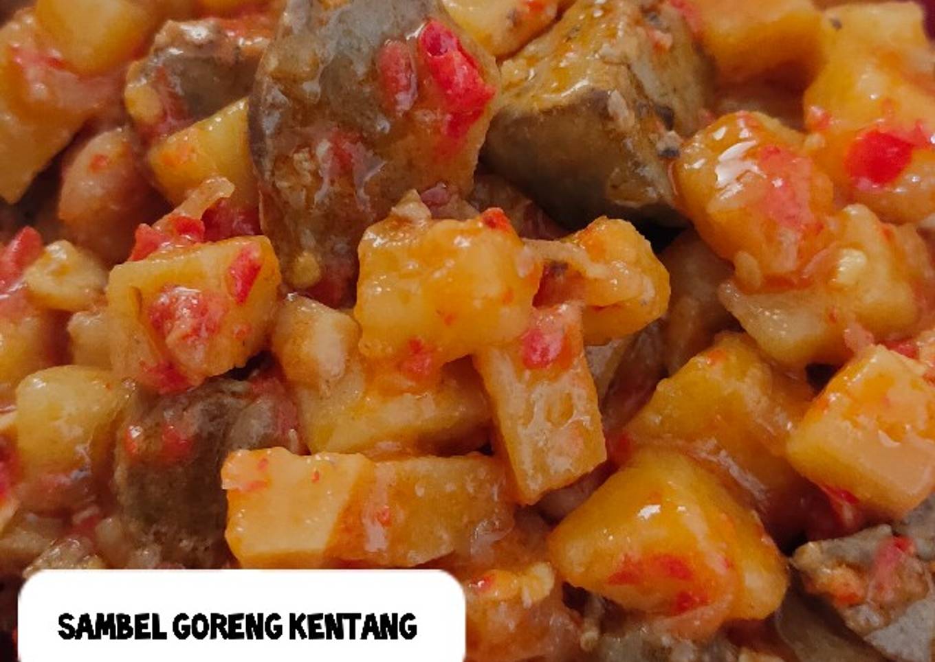 Sambel goreng kentang (bumbu iris)