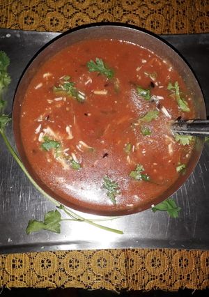 ટોમેટો સૂપ (Tomato soup recipe in gujarati) રેસીપી મુખ્ય ફોટો