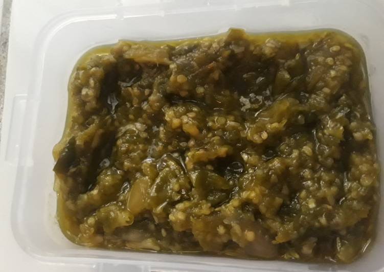 Sambal ijo pedas manis