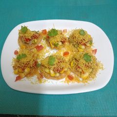 A picture of Corn Sev Puri In A New Avatar.