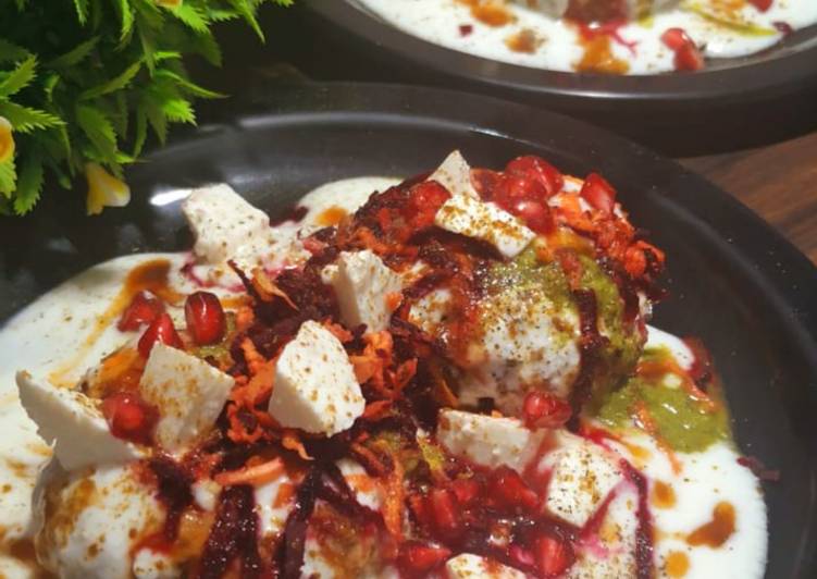 Recipe of Homemade Sabudana Tikki Chaat