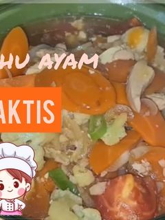 Foto resep Sapo tahu ayam